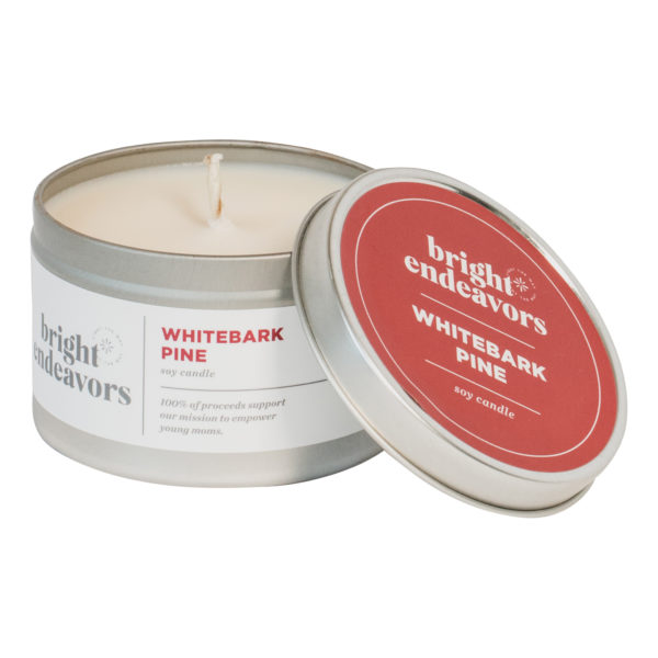 white bark pine soy candle